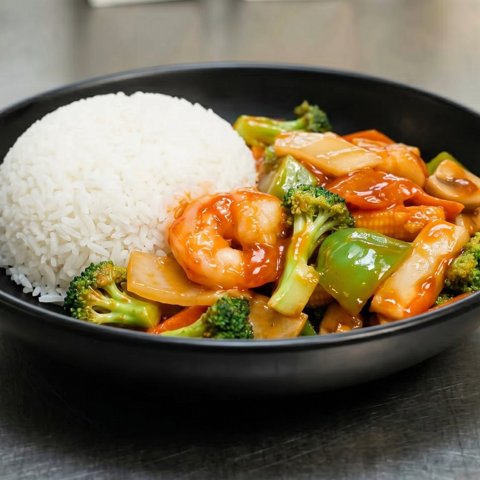 C18. Shrimp in Hot Garlic Sauce.