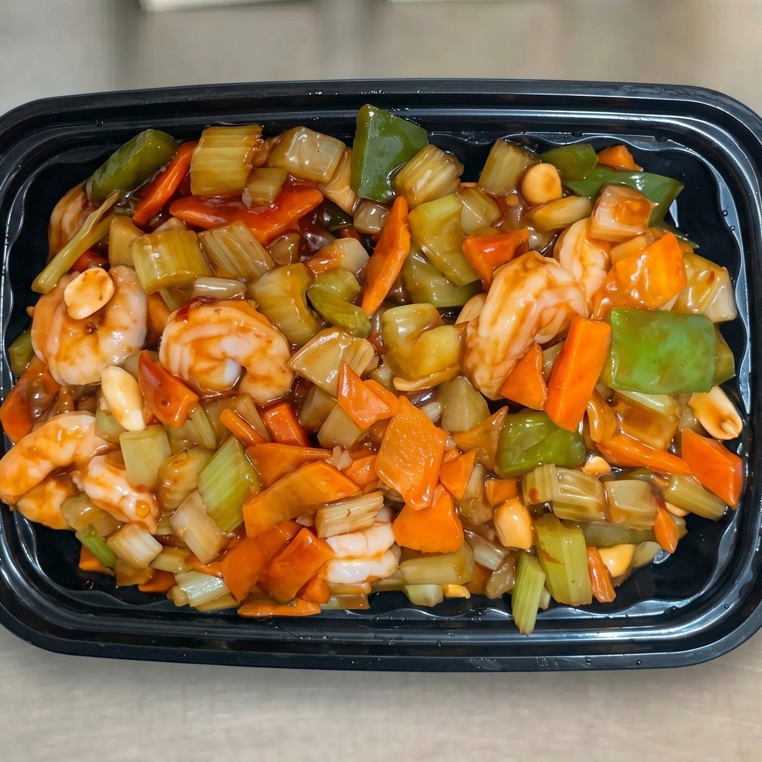 C25. Kung Pao Shrimp.