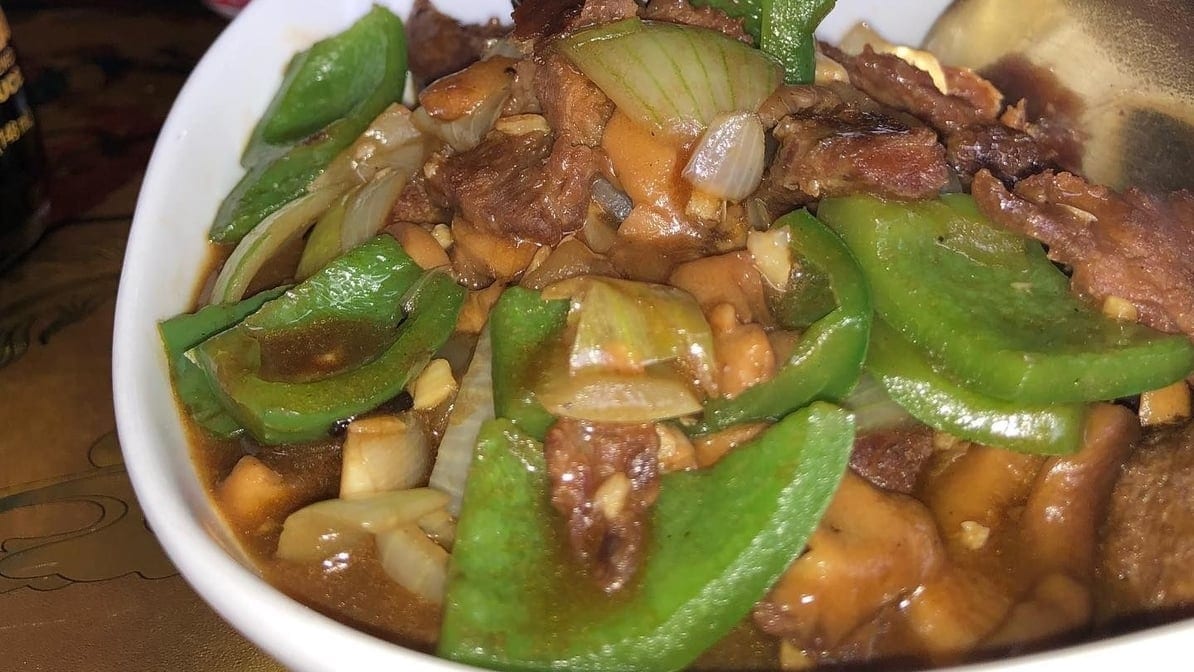 Pork in Garlic Sauce.