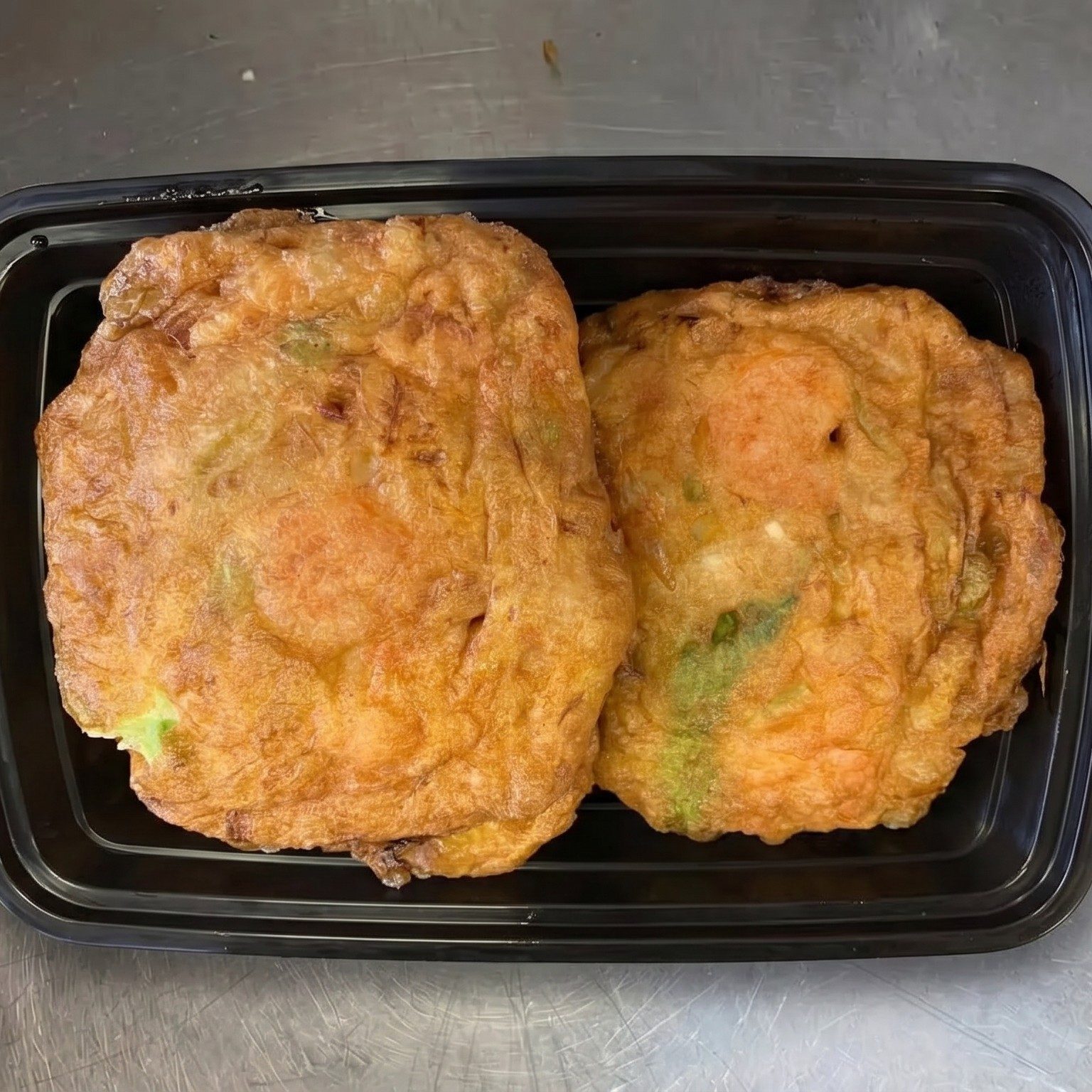 Shrimp Egg Foo Young.