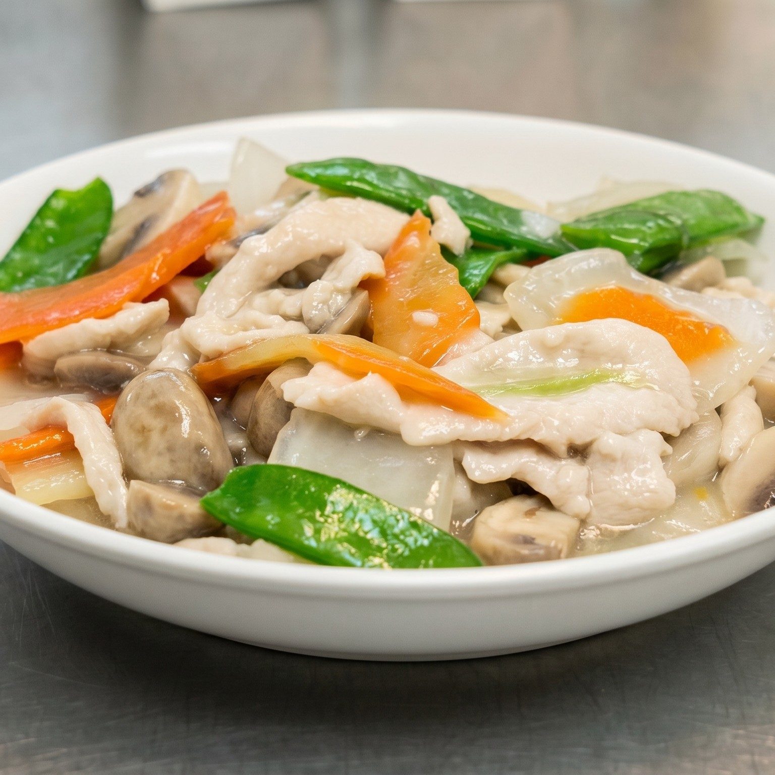 C8. Moo Goo Gai Pan.