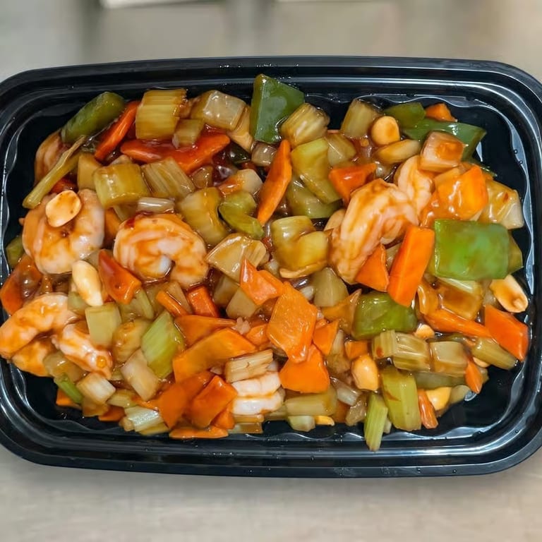 Delicious Kung Pao Shrimp