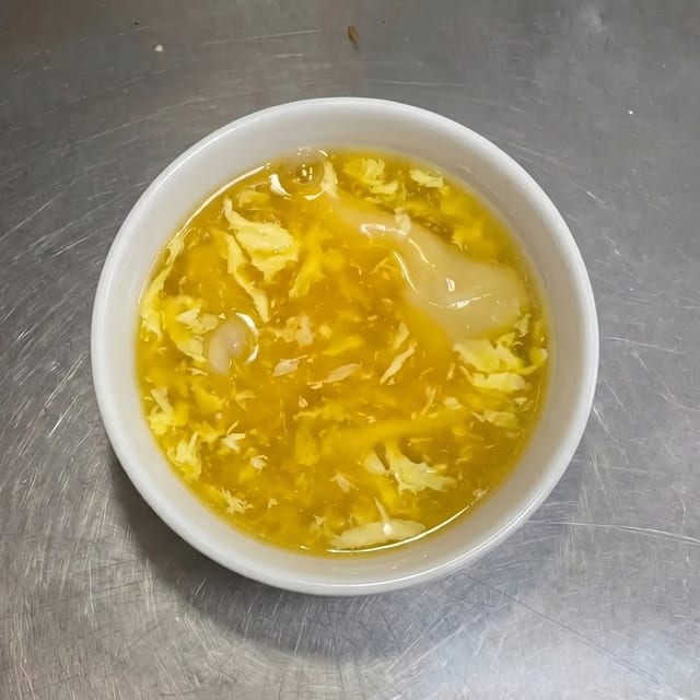 Wonton Egg Drop Soup.