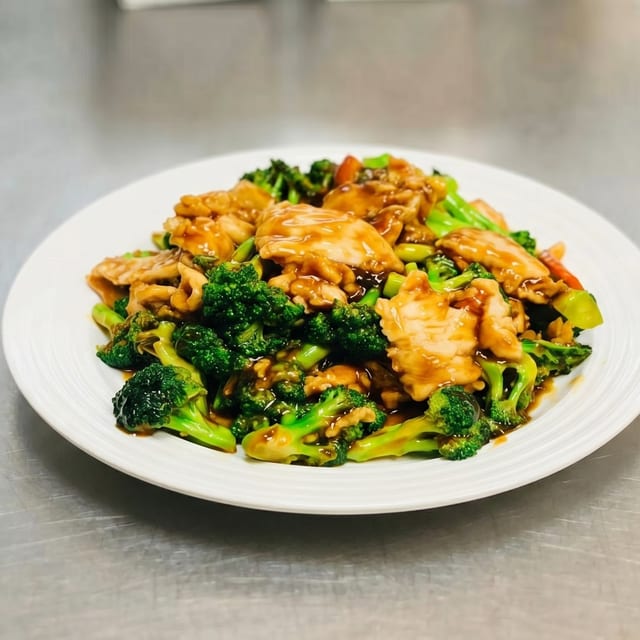 Chicken with Broccoli.